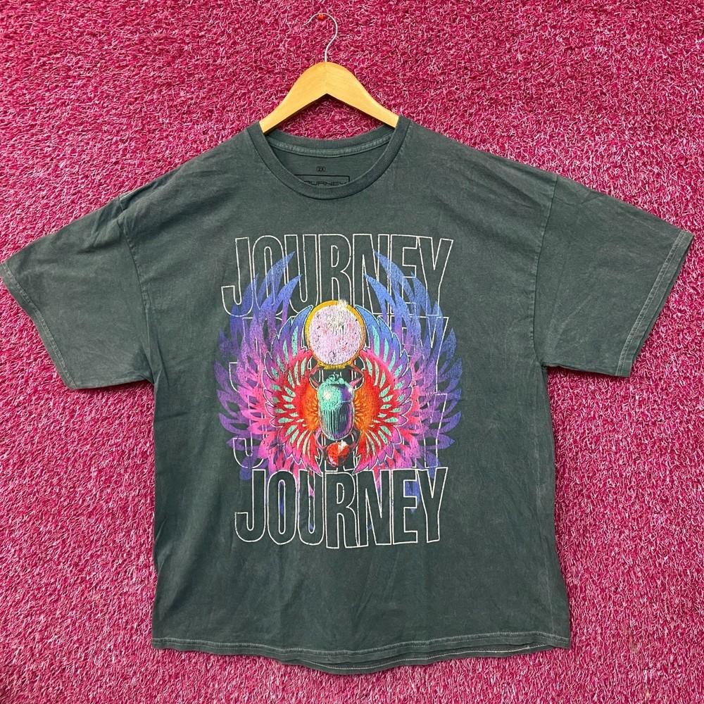Journey Scarab amp; Jewel Graphic Rock Band TShirt 2XL Unisex T-Shirt S