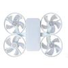 Cross-border Foldable LED Ceiling Fan Light with E27 Base and Four Blades
