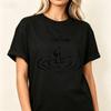 Unisex Cotton Tshirt Im Fine Funny Drowning Hand Graphic Tee Minimal Line Drawing Humorous Unisextal Mood Casual Crew Neck Tops