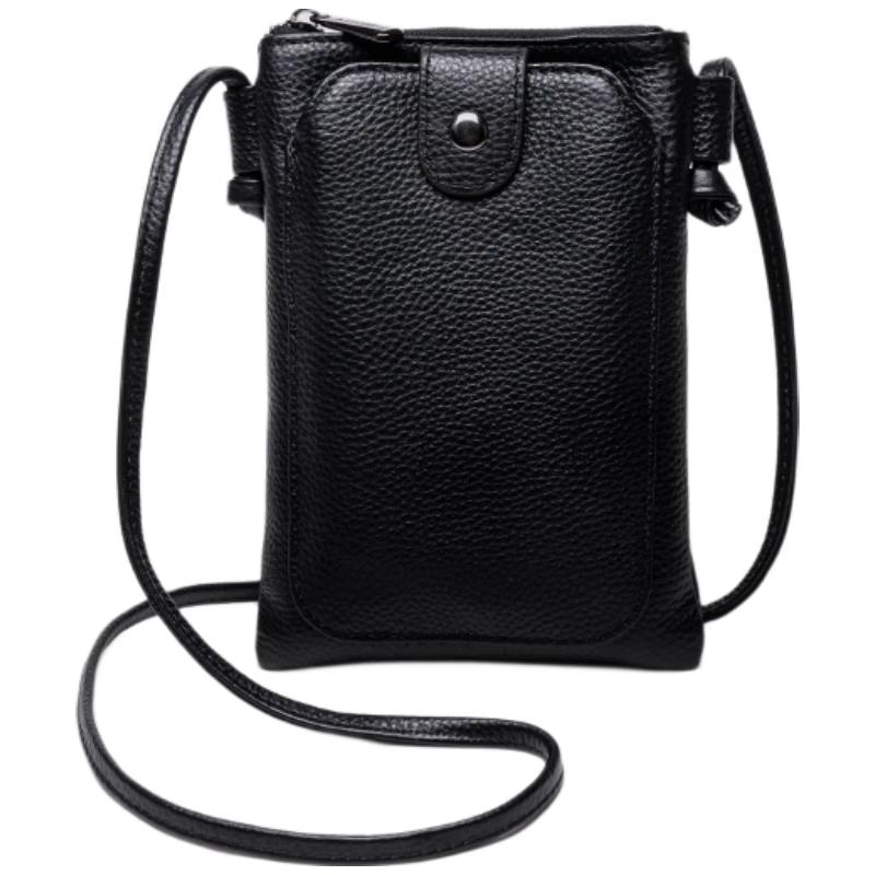 ESUNARTY Women s Genuine Leather Mini Crossbody Phone Bag