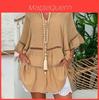 Casual Cotton Blend Dress With Button Embroidery For Streetwear Fashion