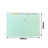 12 Layers A4 File Folder Elastic Strap Design Exam Paper Storage Booklet File Bag  Document Storage