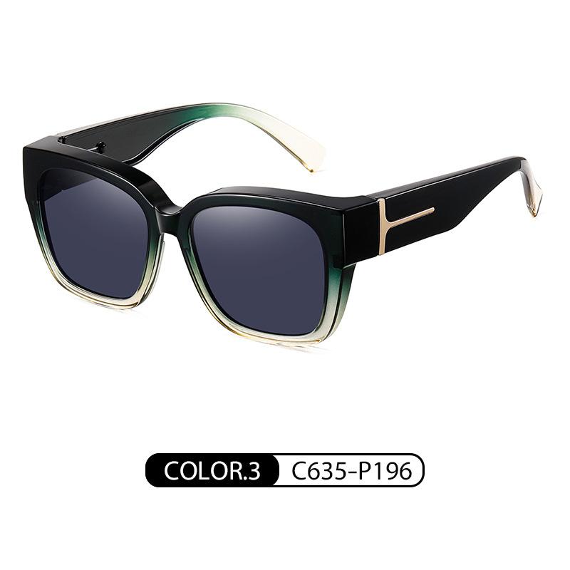 Night vision polarized TR90 driving glasses, specifically designed for nearsighted individuals, model 7511, unisex sunglasses