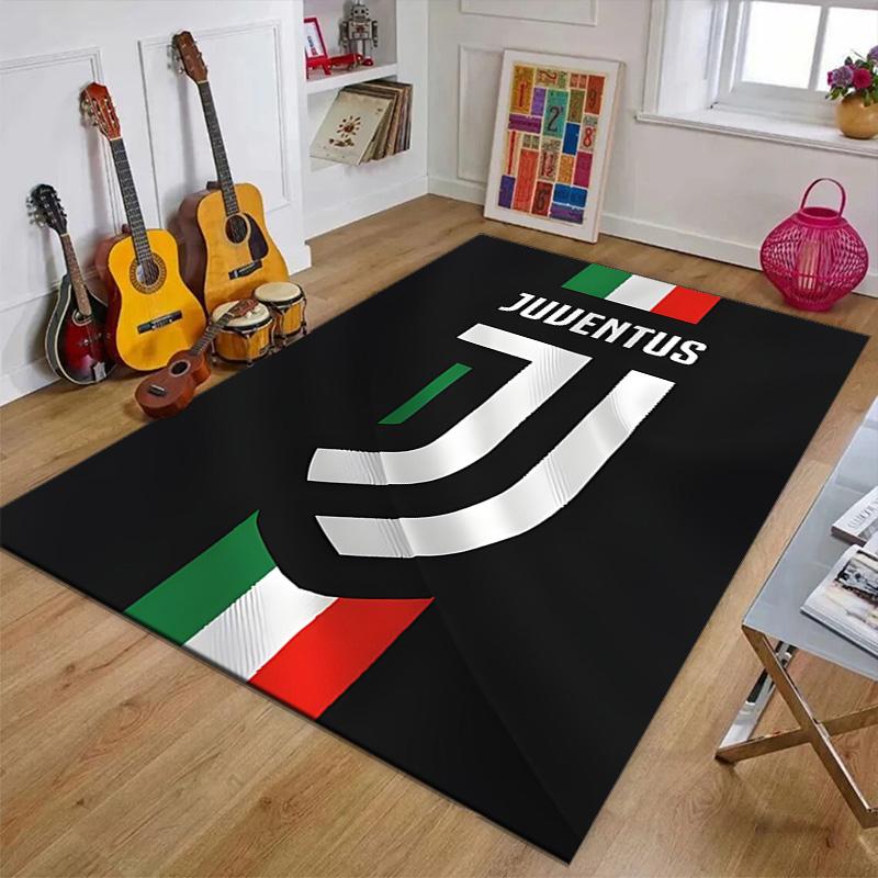 Juventus Dywan z nadrukiem do sypialni salonu wystroju domu Dywany Mata Mata antypoślizgowa Dywanik przy łóżku