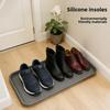 Multi-Purpose Silicone Boot Tray and Shoe Mat - Heavy Duty Non-Slip Entryway Storage Pad for Footwear, Plant Pots and Pet Bowls