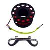 Diving Reel with Double End Bolt Snap Clip, Reel, Portable Spool for Accessories