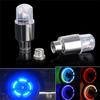 2 ks LED lampa Blikajúce svetlo na ventilček kolesa pre auto, bicykel, motocykel