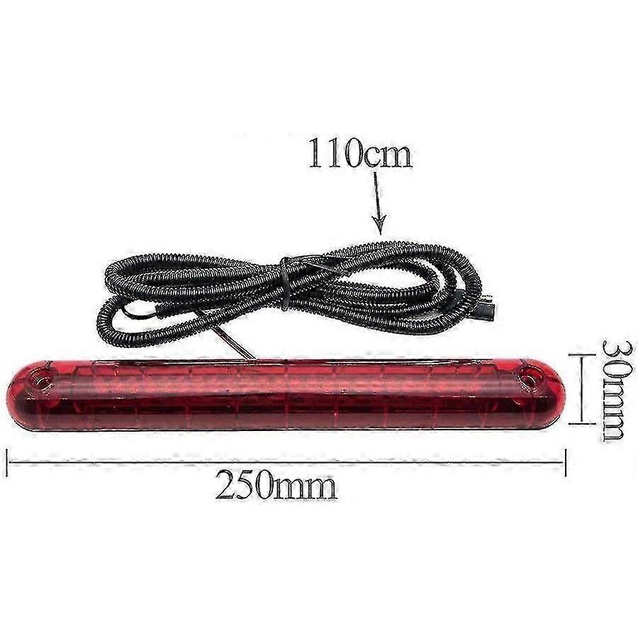 3rd Brake Light 24 Led 12v, High Installation, Red