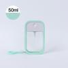 50ml Spray Small Sanitizing Spray Scented Vegan Hand Sanitizer with Keychain Perfume Alcohol Water Spray Bottle Travel Dispenser