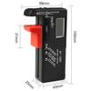 Testeur de piles numérique universel AIMOONSA - AA AAA C D 1,5V 9V, LCD portable