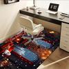 1pc. Christmas Santa Claus Home Decorative Rug Office Chair Mat Outdoor Carpet Gift