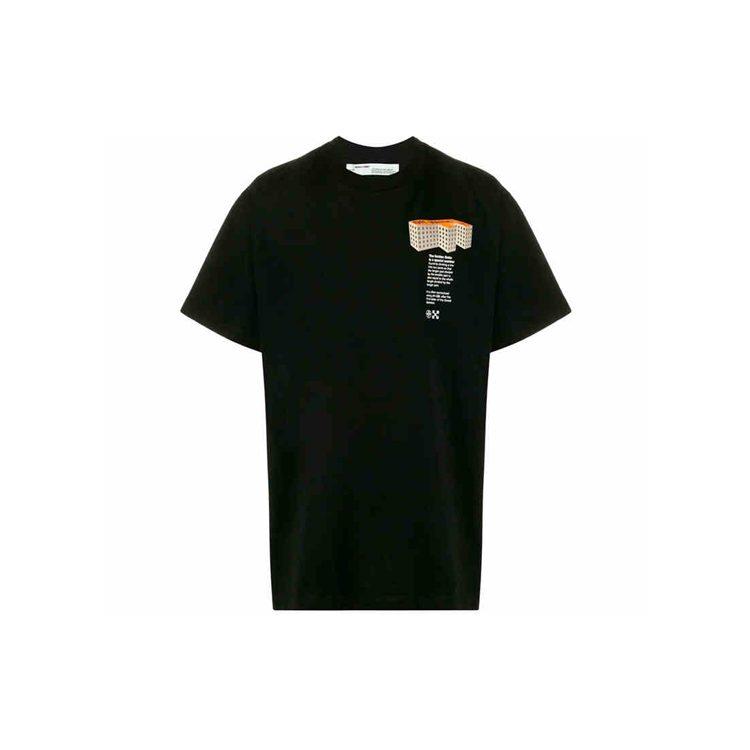OFF WHITE SS20 T Shirts Men's Crew Neck Moderate Straight Fit OMAA038R201850071088