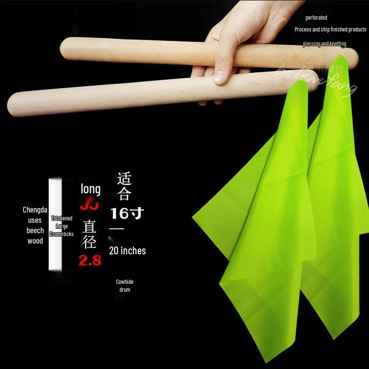 Solid Wood Drumsticks & Mallets for Adults & Kids: Perfect for Waist Drums, Kindergarten Programs, Square Exercises, and Rehearsals