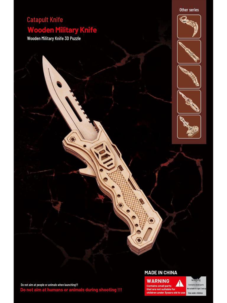 3D Laser-Cut Wooden Butterfly Puzzle Kit for Kids