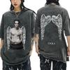 Rocker Yungblud IDOLS Wings Album Tour 2025 Gewaschenes Vintage T-Shirt Herren Mode Hip Hop Rock T-Shirts Herren Oversized T-Shirts