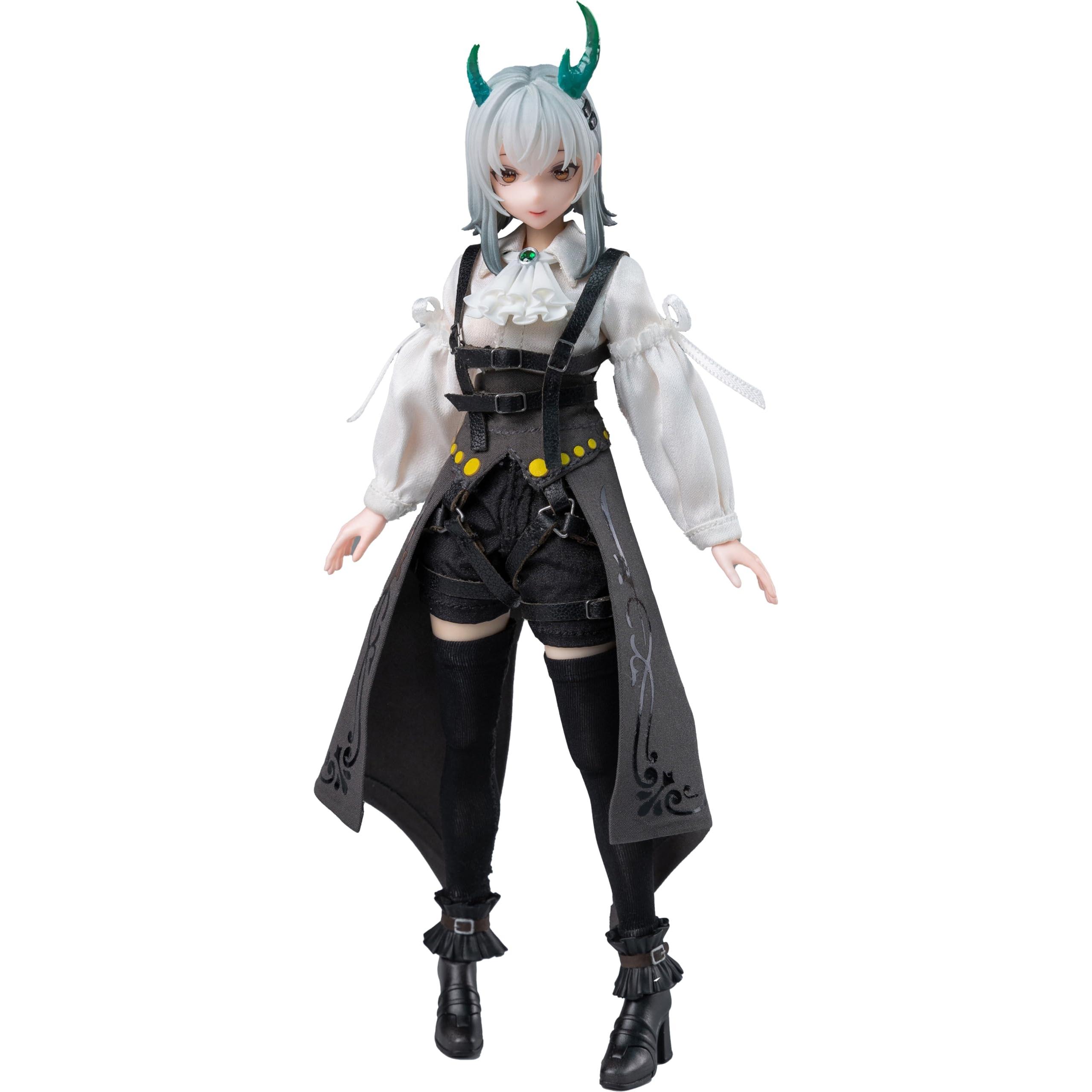 

HASUKI Серия Pocket Arts PA008 Рыцарь Розы Глория Масштаб 1/12 Подвижная фигурка - Ткань, АБС и ПВХ, Предварительно окрашенная подвижная игрушка