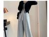 145cm Petite Women's Autumn 2025 Drawstring Wide-Leg Straight Pants - Loose, Slimming Fit