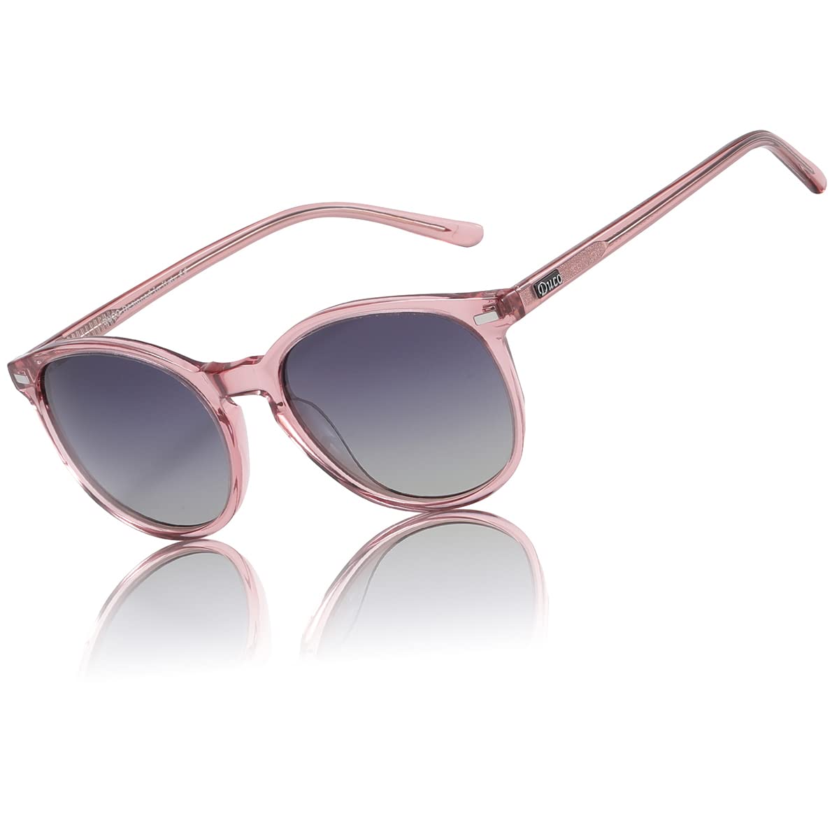 

DUCO Round Sunglasses with UV UV400 Polarized Fashionable UV Size 1230 Women s Protection, Protection, Lenses, Design, Protection, (Rose Red)