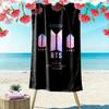 Harmony Diversity: BTS's Global Impact Beach Towel Beach Towel for Vacation Photos Beach Absorbent Bath Towel Seaside Swim Travel and Vacation Towels