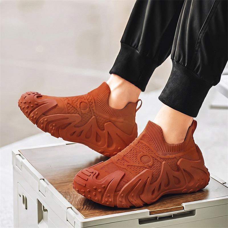 New ModelSummer Breathable Fly-Woven Mesh Sneakers Men'S Casual Shoes Sneakers Non-Slip Dad Shoes Men'S Shoes