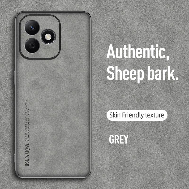 Retro Leather Skin Feel Case For Honor X8D HonorX8D Shockproof Matte Silicone Soft Case Cover