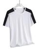 Summer Outdoor Ice Silk Short Sleeved Men's Quick Dry Loose Plus Size Running Round Neck T-shirt