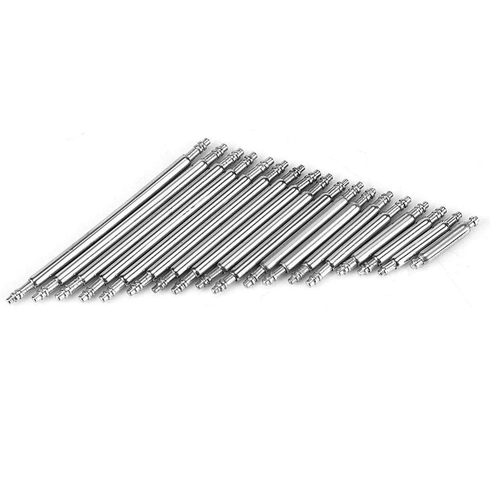 Professionelle Edelstahl Federstege Silberfarbene Armband Federstege Uhrband Verbindungsstift Metallkettenglied Armband