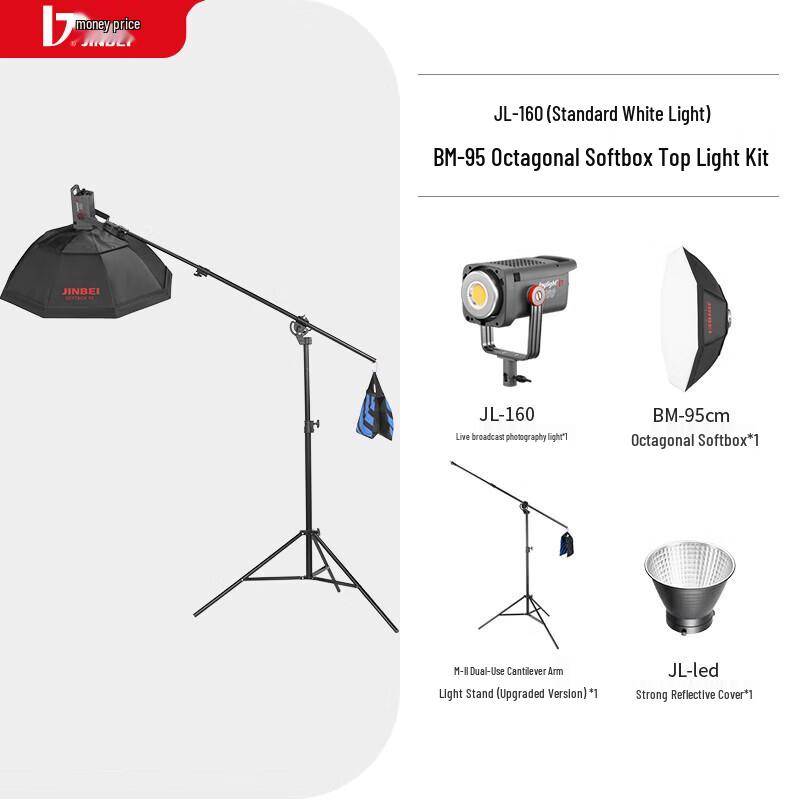 JINBEI JL160W LED Continuous Photography Light Kit