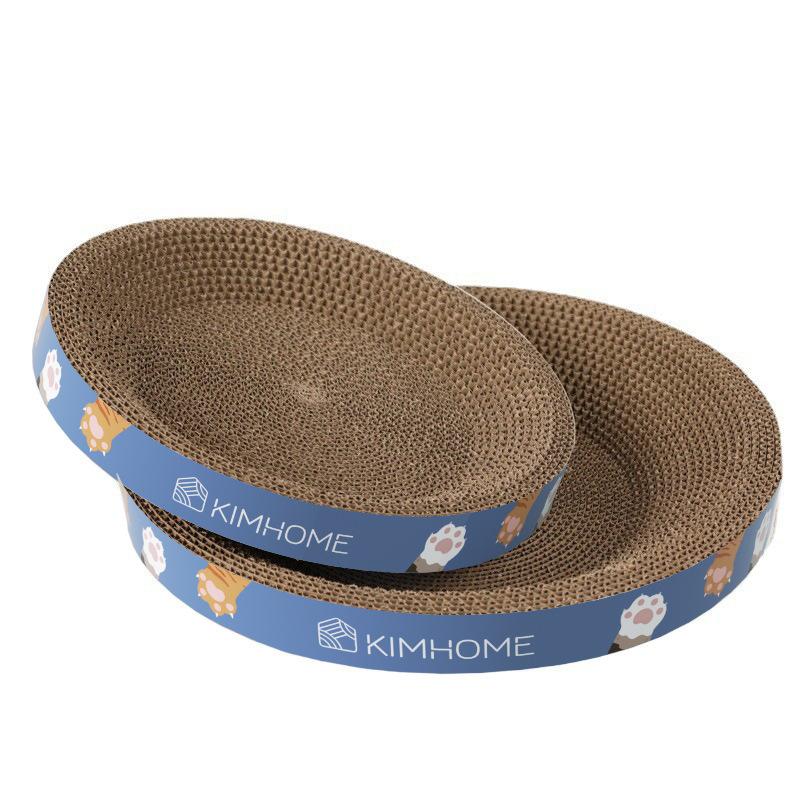 

Круглая когтеточка-гнездо из гофрированного картона не линяет, устойчива к царапинам, когтеточка-гнездо износостойкая, когтеточка-миска для кошек, кошачья игрушка large size