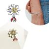 New Original Flower Pendant 925 Silver Rose Charm Fit Bracelet Diy For Women Elegant Bead Daily Wear Fine Gift