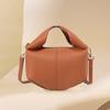 Womens PU Leather Tote Bag With Texture Medium Size Crossbody Shoulder Urban Chic Design Large Capacity