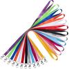 YOUOWO Lanyards 12 Pack Neck Office Lanyard 12 Colors White Blue Black Apple Green Red Pink