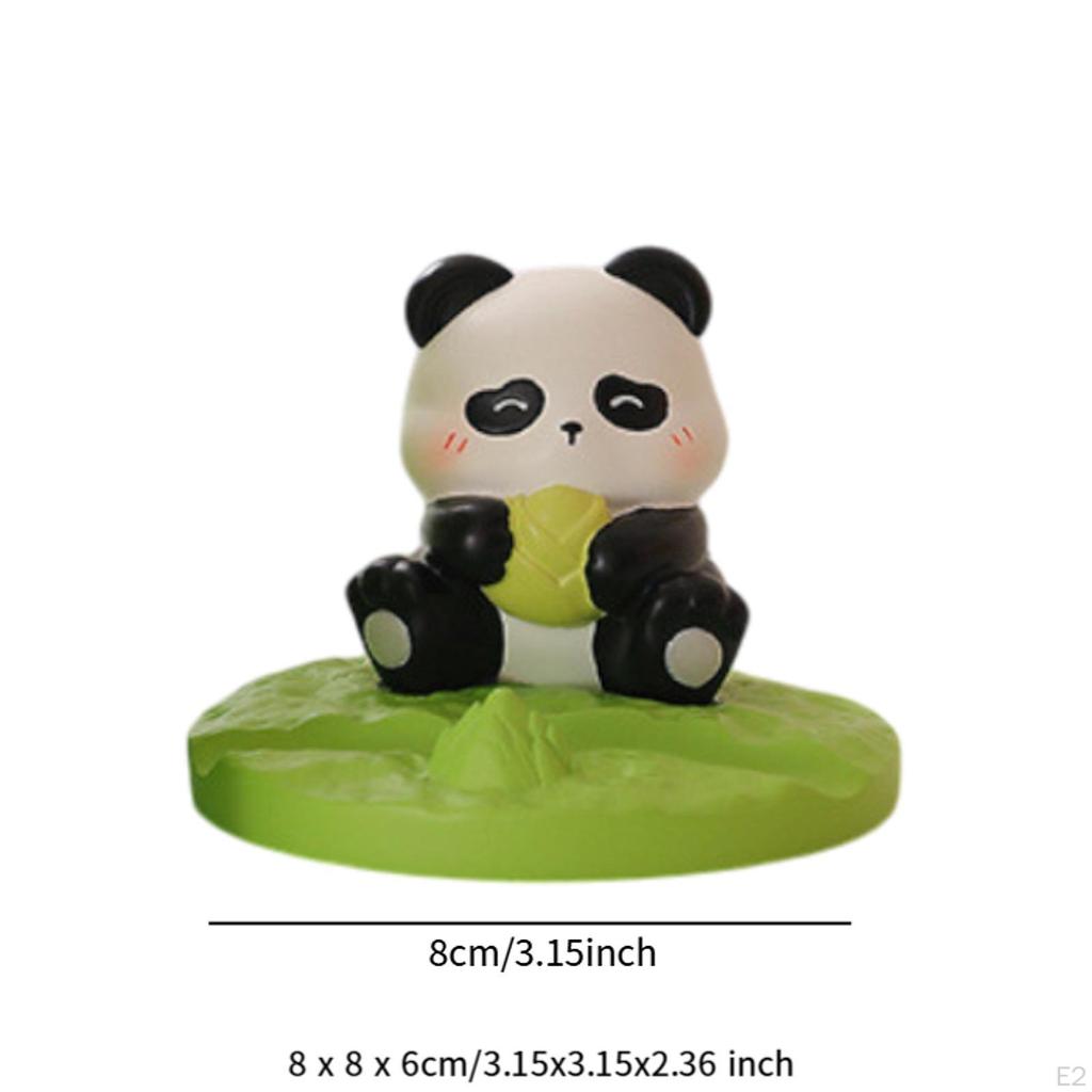 Panda Figur Telefon Halter Kreative Geschenk Stilvolle Handwerk Kunstwerk Tier Statue Skulptur für
