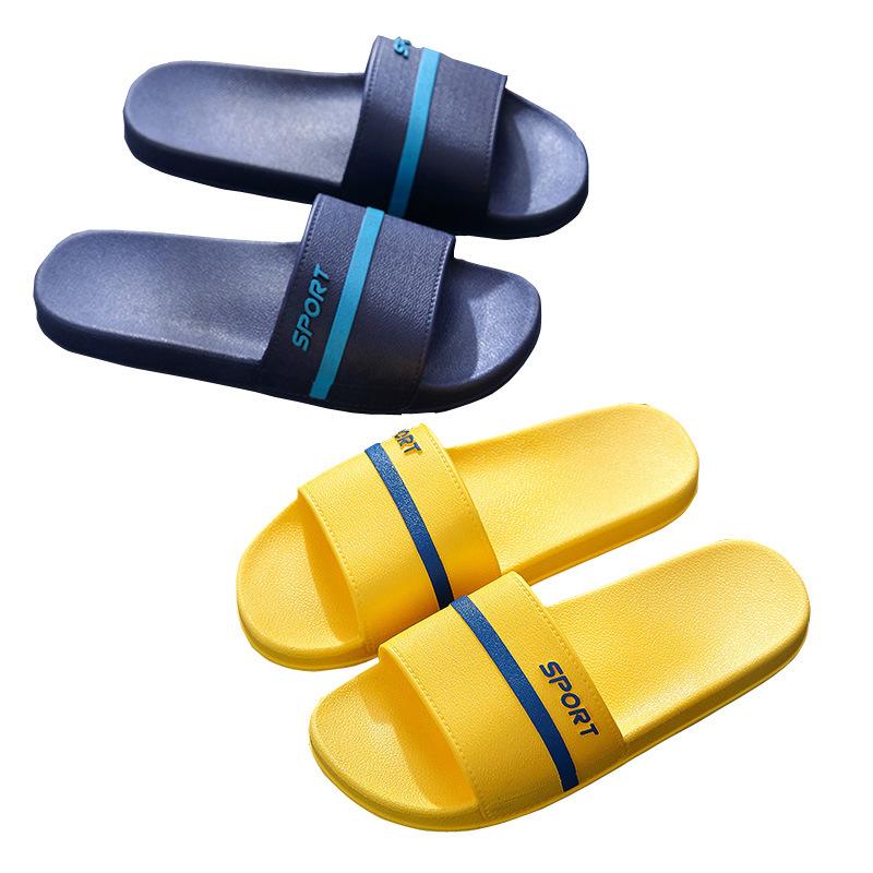 Couple home slippers women's summer four seasons water leakage home bathroom bath non-slip wear-resistant cool slippers