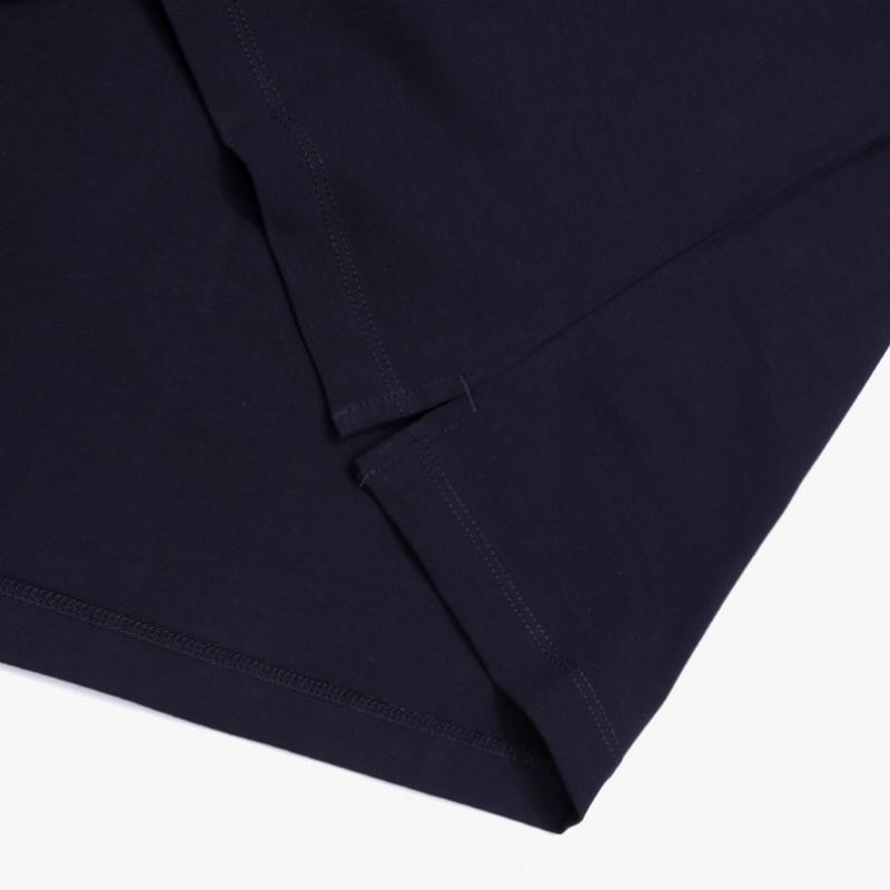 Tricou Unisex cu Mânecă Lungă Acne Studios Patch Logo Față Cl0311 Albastru Marin 885