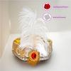 Uyghur Nationality Hat With Embroidery Pattern And Feathered For Women Cosplay Parties And Carnivals Cultural Festival