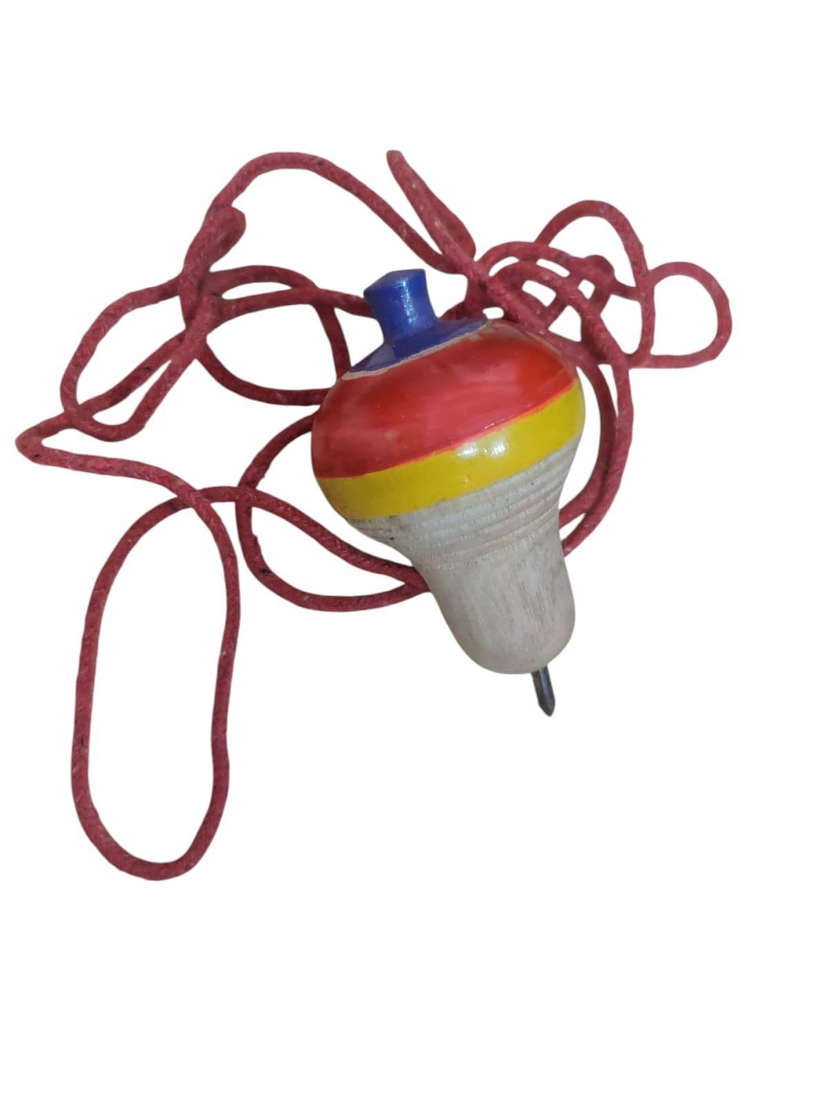 @ Traditional Wooden Spinning Lattoo With String For Children UKR661_60%OFF
