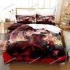 Date A Live Kurumi Tokisaki Bedding Set Cartoon Anime Set Adult Kid Bedroom Duvet Cover Sets 3D Print Kawaii Anime Luxury Gift