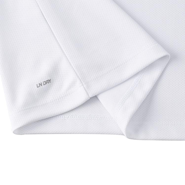 Li Ning Badminton Series Creative Logo Classic Breathable Active Fashion Casual Daily Sports Short Sleeve T-Shirt Unisex Tops White ATSV627-2