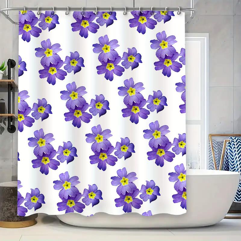 Decorative Bath Curtain with Wildlife Illustration: Perfect Addition for Your Bathroom Décor 90x180cm