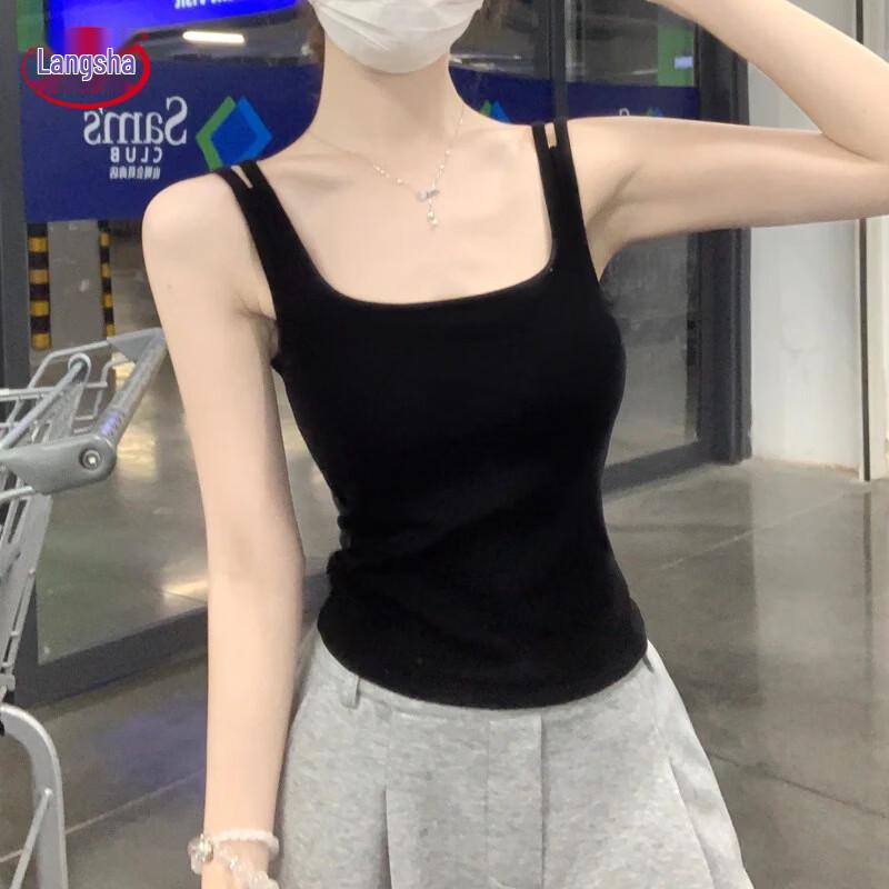 Women s French Style Padded Camisole Top M