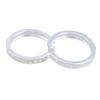 2Pcs Adjustable Open Rings Alloy Finger Rings Ornaments Stackable Sun Moon Rings Accessory Set for Women Girls