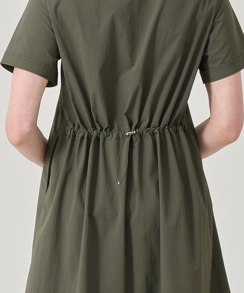 Built Moa Women'S Comfy Half-Zip Collar Dress