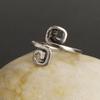 Neu Frauen Einfache Retro Einstellbare Offene spitze Ring Fuß Strand