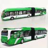 Articulated Double Section Bus Car Model Pull Back Sound and Light Collection Toys for Boys