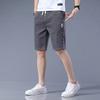 Men's denim shorts summer new casual pants men's loose straight five-point outer wear ice silk thin men's pants tide