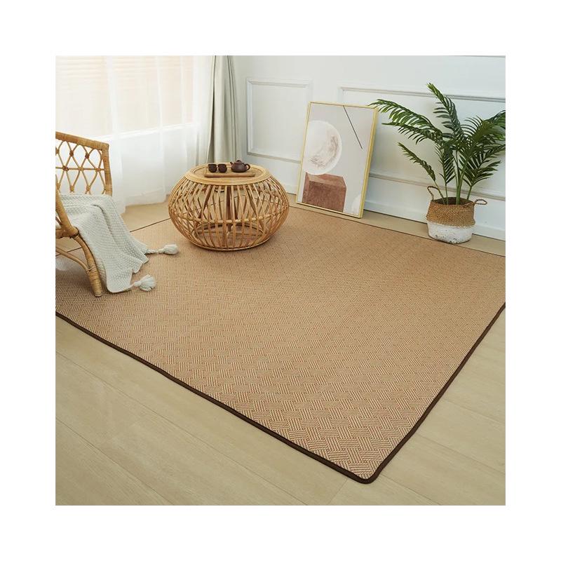 Japanese Bamboo Tatami Summer Mat for Bedroom, Living Room, or Bay Window - Cool Woven Mat for Floor or Bedside