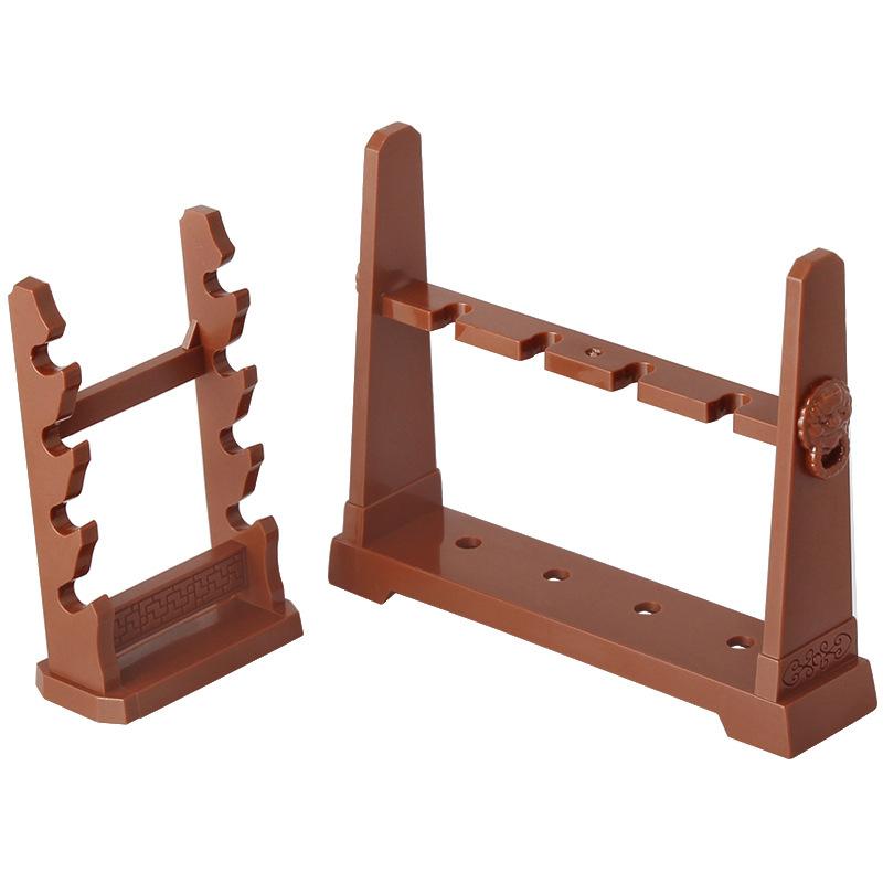 Medieval Military Solider Figure Weapon Accessory Sets Building Blocks Crusader Knight Armor Warrior Shield Sword Flag Brick Toy