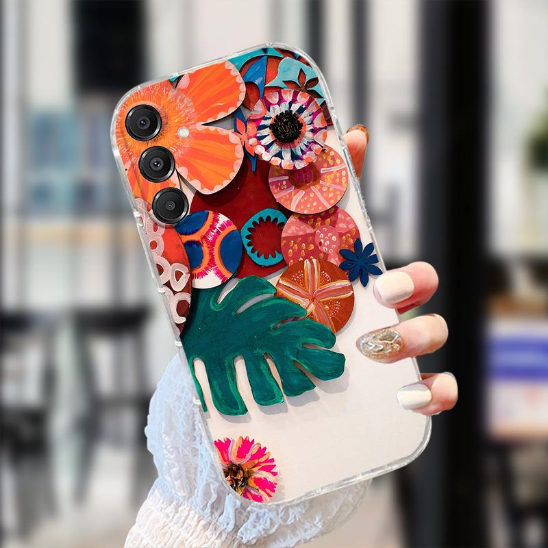 For Samsung S23 S24 FE Case S25 Edge Slim Transparent TPU Soft Phone Cover On Galaxy S22 Plus S23+ S24+ S25+ Clear Protector