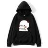 BuBu Panda’s Love Message To DuDu Bear Hoodie Kawaii Cartoon Graphic Sweatshirt Couple Clothes Men Women's Pullover